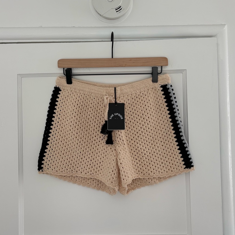 The Upside Luminary Crochet Hali Shorts
